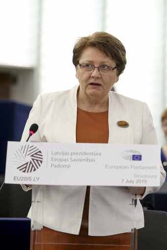 Foto 27: Presentation of the conclusions of the Latvian Presidency of the Council of the European Union