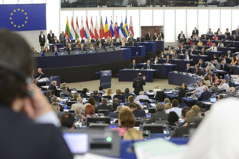 Fotografija 10: Official Visit of Prime Minister of Greece in Plenary Session Strasbourg