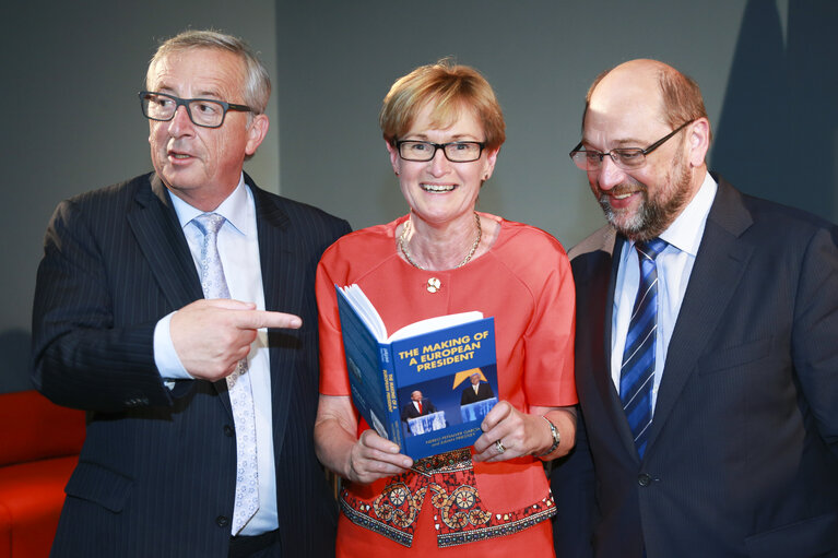 Nuotrauka 1: Presentation of the book: ' The Making of a European President ' in presence of EP President and EC President