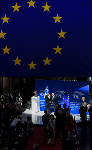 Fotografie 13: Official Visit of Prime Minister of Greece in Plenary Session Strasbourg