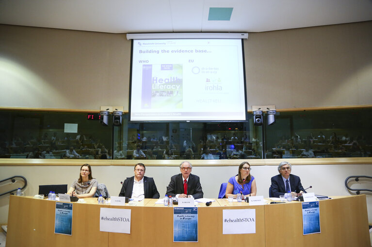 Fotogrāfija 30: STOA - Health Litteracy in Europe. Empowering patients - how can technology contribute to improving  health literacy?