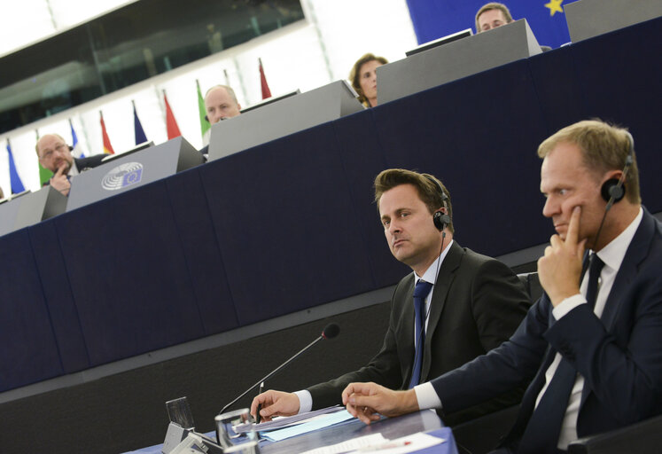 Fotografie 20: Official Visit of Prime Minister of Greece in Plenary Session Strasbourg