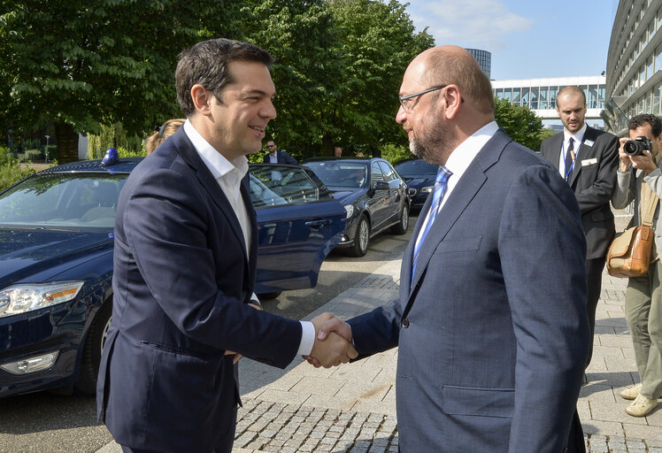 Fotografie 7: Martin SCHULZ - EP President meets with Prime Minister of Greece Alexis TSIPRAS