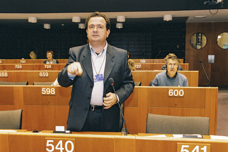 Fotogrāfija 8: MEP S in the hemicycle in the European Parliament