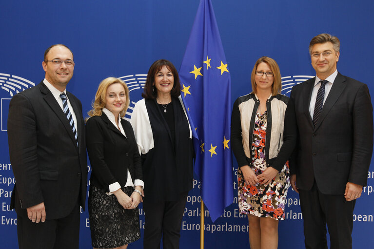 Foto 31: Meeting of the Croatian Delegation in the European Parliament - Session of the Paneuropean Working Group of the European People's Party on the Topic of the 'Two years membership of Croatia'