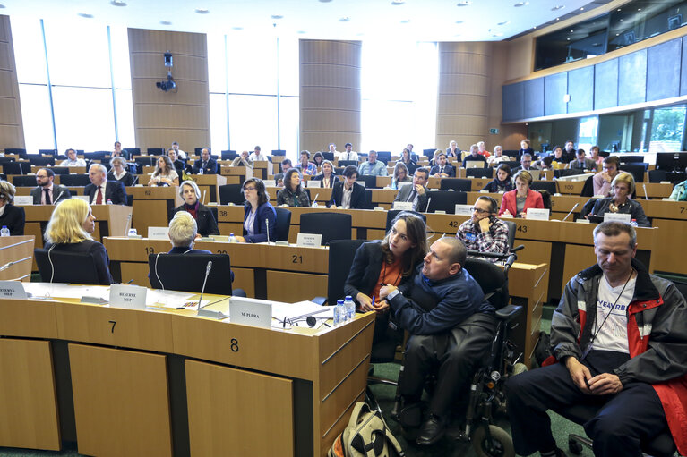 Fotogrāfija 10: STOA Workshop. ' Robots: Enabling the disabled or disabling the abled ? '