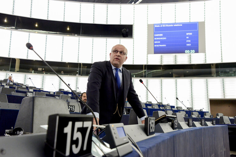 Fotografia 10: Plenary session week 24 2015 in Strasbourg- State of EU-Russia relations