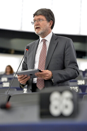 Fotografia 13: Plenary session week 24 2015 in Strasbourg - Strategic military situation in the Black Sea Basin following the illegal annexation of Crimea by Russia