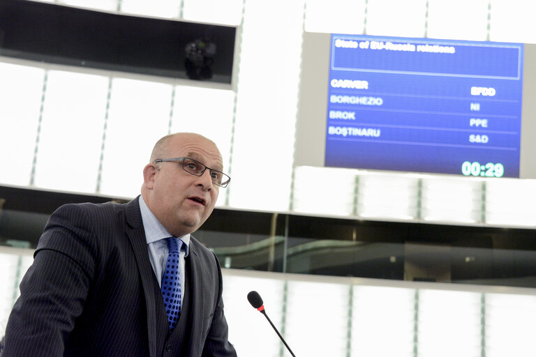 Fotografia 11: Plenary session week 24 2015 in Strasbourg- State of EU-Russia relations