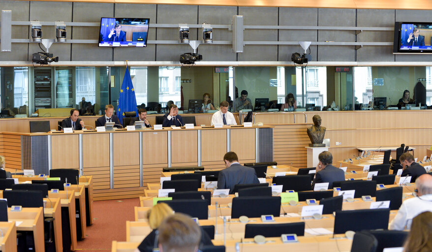 Photo 15: AFET Committee on Foreign Affairs - Meeting with  Philippe DOUSTE- BLASY, Under-Secretary-General  of the United Nation