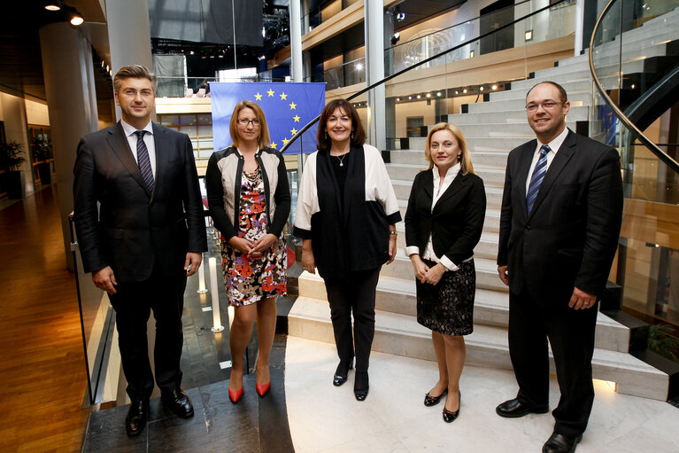 Foto 37: Meeting of the Croatian Delegation in the European Parliament - Session of the Paneuropean Working Group of the European People's Party on the Topic of the 'Two years membership of Croatia'