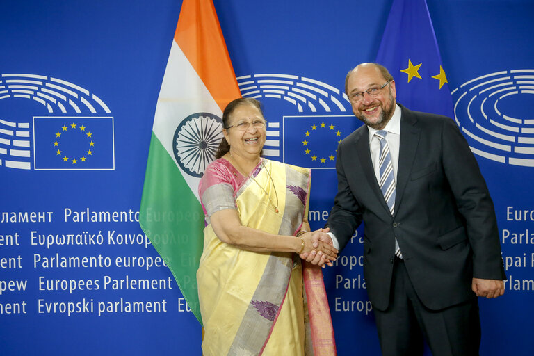 Nuotrauka 6: Visit of the Speaker of Lok Sabha - Indian Congress to the European Parliament in Brussels