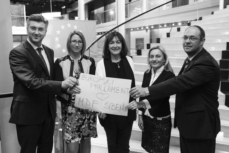 Foto 33: Meeting of the Croatian Delegation in the European Parliament - Session of the Paneuropean Working Group of the European People's Party on the Topic of the 'Two years membership of Croatia'