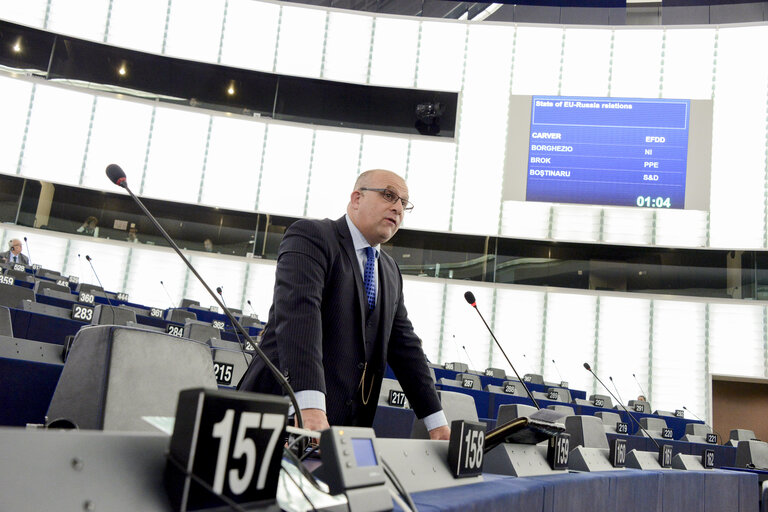 Fotografia 14: Plenary session week 24 2015 in Strasbourg- State of EU-Russia relations