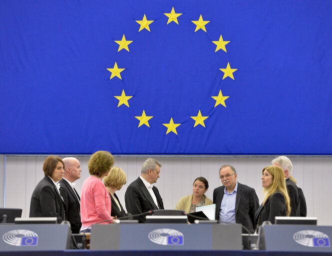 Fotografia 34: Plenary session week 24 2015 in Strasbourg - Strategic military situation in the Black Sea Basin following the illegal annexation of Crimea by Russia