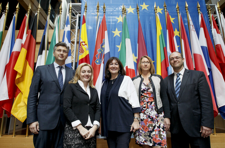 Foto 30: Meeting of the Croatian Delegation in the European Parliament - Session of the Paneuropean Working Group of the European People's Party on the Topic of the 'Two years membership of Croatia'