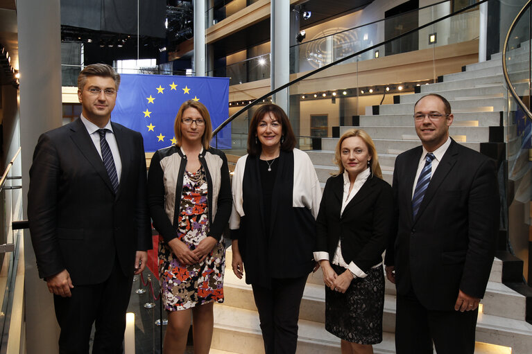 Foto 36: Meeting of the Croatian Delegation in the European Parliament - Session of the Paneuropean Working Group of the European People's Party on the Topic of the 'Two years membership of Croatia'