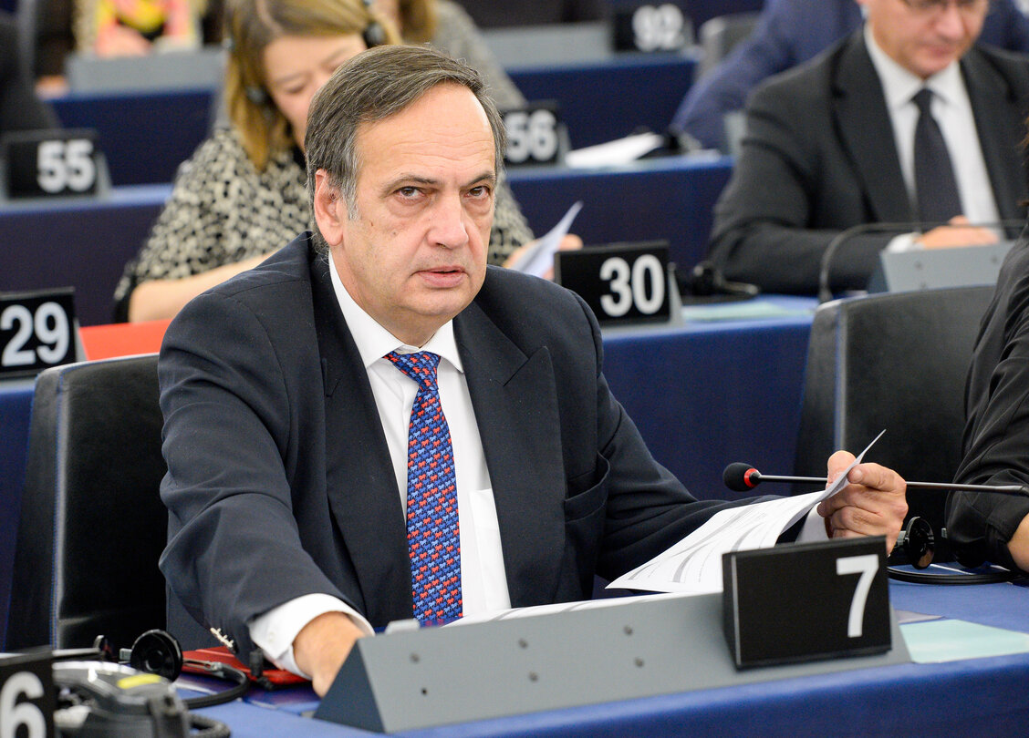 Knut FLECKENSTEIN in plenary session week 50 2016 in Strasbourg