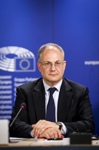 Fotografie 1: ECON/BUDG Joint Committee Meeting - vote on the Juncker investment plan. Press Point