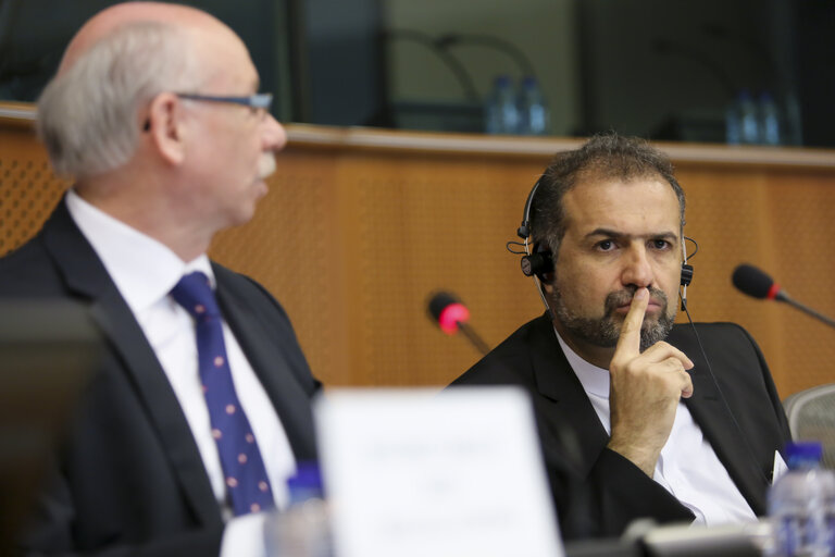 Nuotrauka 13: EU delegation for relations with Iran meet with Iranian Delegation at the EP in Brussels