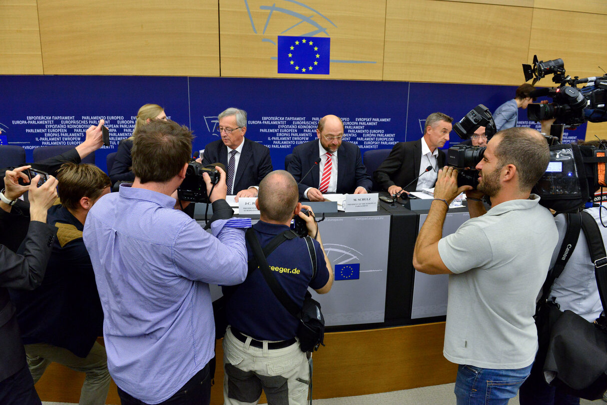 Press conference to announce the new President of the European Commission