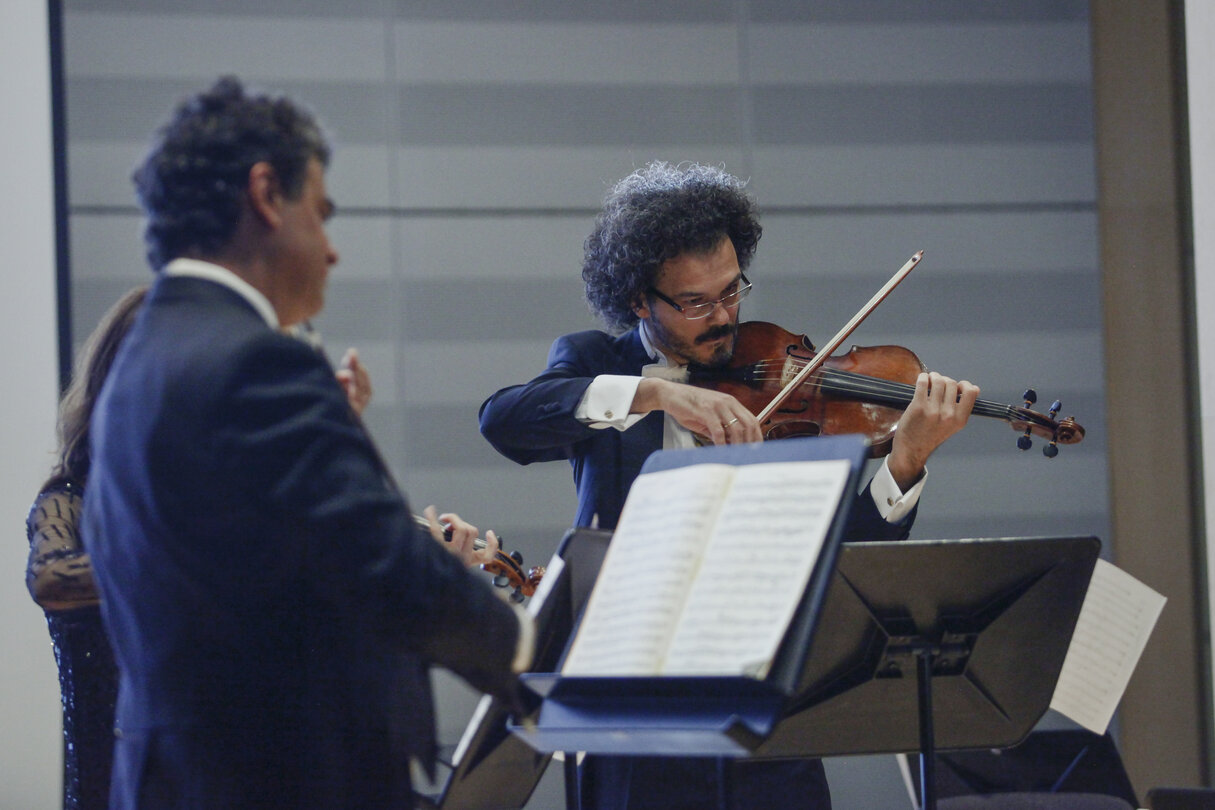 Concert organized by the Italian Presidency of the Council of the European Union in honour of the new European Parliament