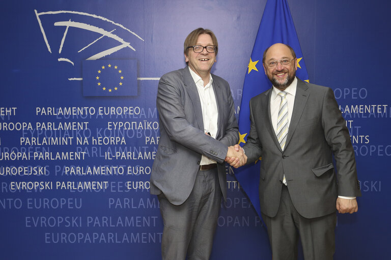 EP President meets with ALDE group leader Guy VERHOFSTADT