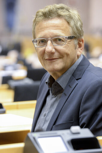 Dietmar KOSTER and his staff in the Parliament in Brussels