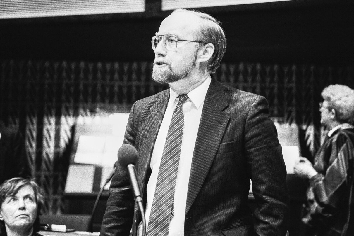 Plenary Session at the European Parliament in Strasbourg in December 1987