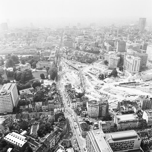 Fotagrafa 1: Aerial view of the City of Brussels