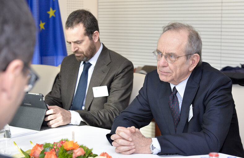 Gianni PITTELLA meets with Pier Carlo PADOAN - Minister of Economy and Finance of Italy