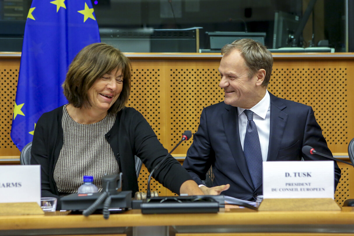 Donald TUSK - President of the European Council meets with Green/EFA Group's members