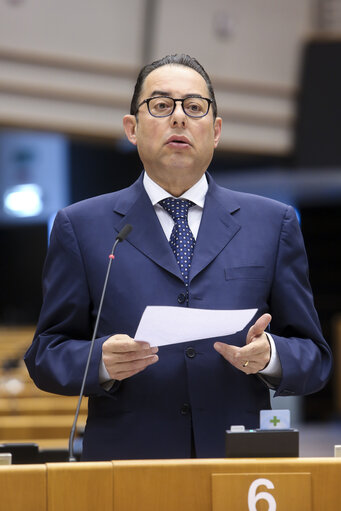 Fotografie 47: Plenary session week 17 2016 in Brussels.  Council and Commission statements - Legal aspects, democratic control and implementation of the EU-Turkey  agreement