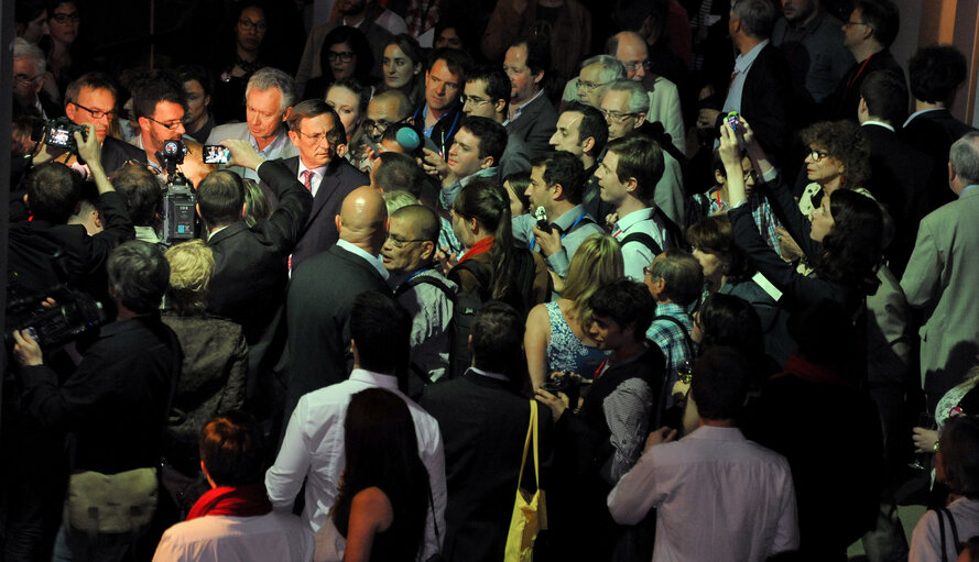 Fotografia 15: EE-2014 - Electoral night in Strasbourg