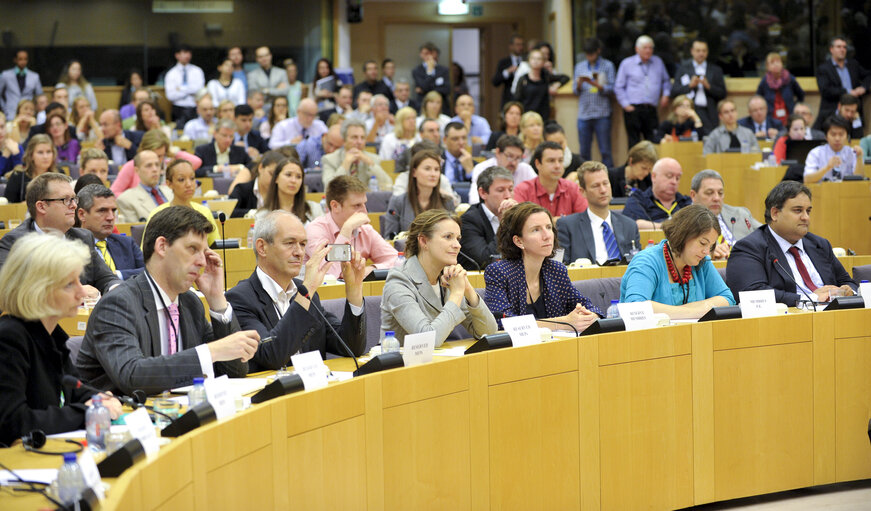 Photo 14 : Former UK Prime Minister Speech: ' Independence and Interdependence:  Scotland's referendum and Europe  '