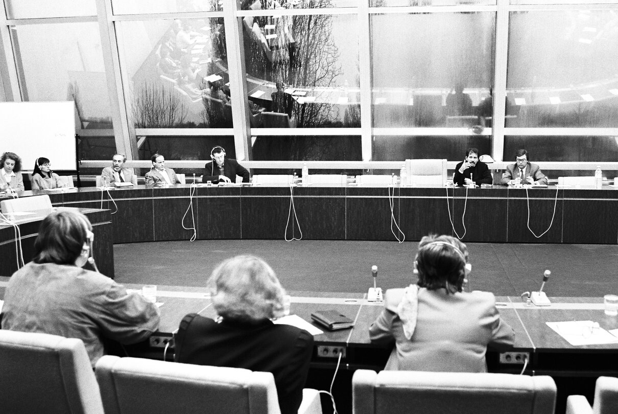 Daniel ORTEGA, President of Nicaragua, in a meting with MEP's at the European Parliament in Strasbourg