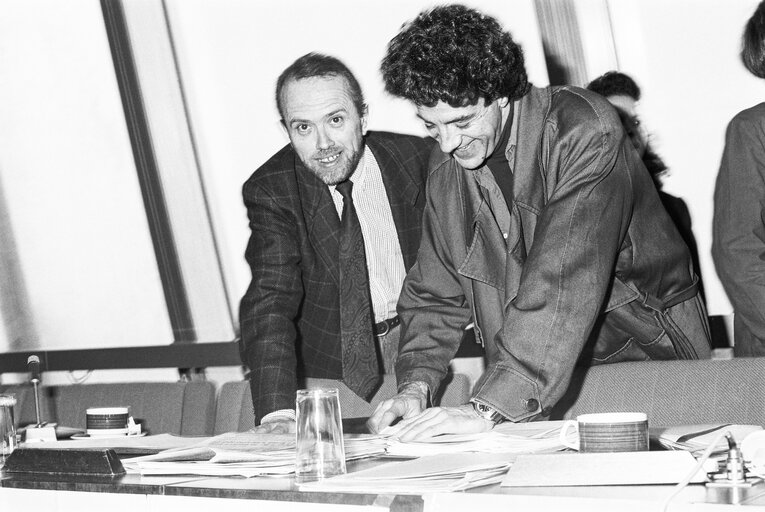 Fotografia 1: Meeting at the European Parliament