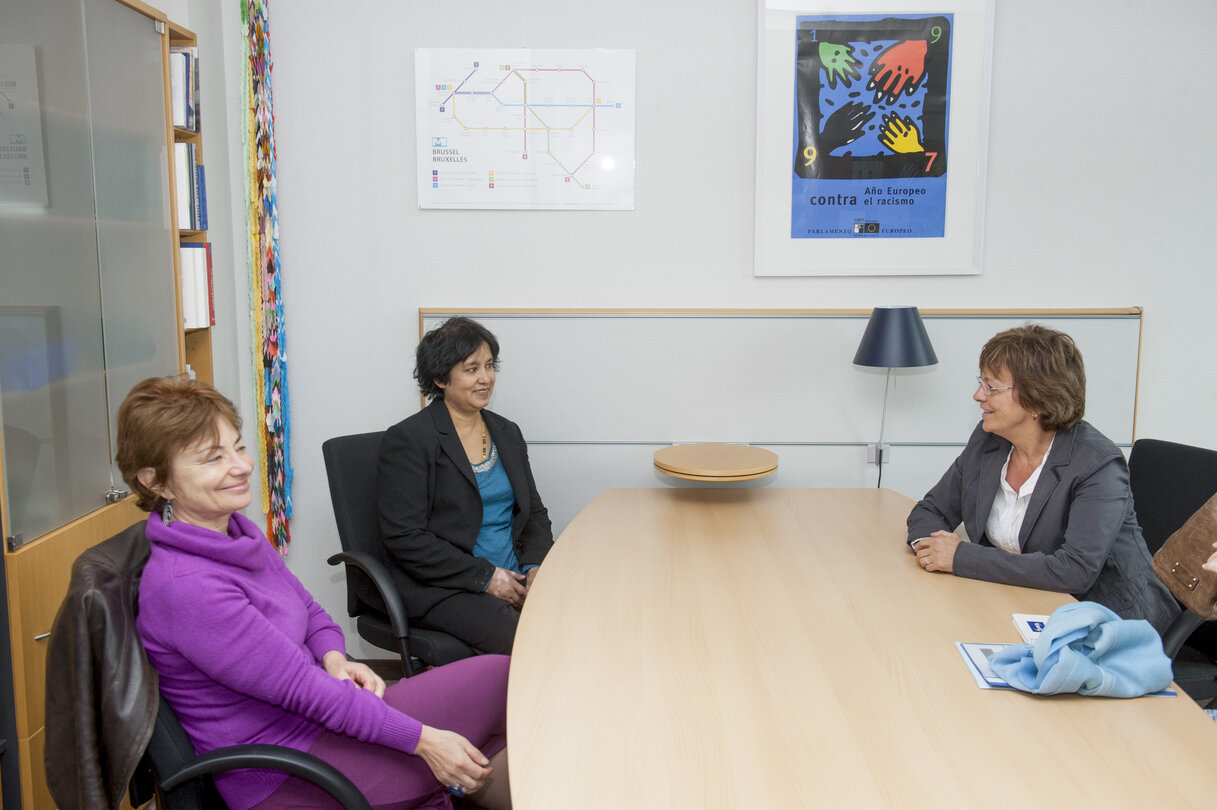 EP Green Vice President meets with the 1994 Sakharov prize laureate