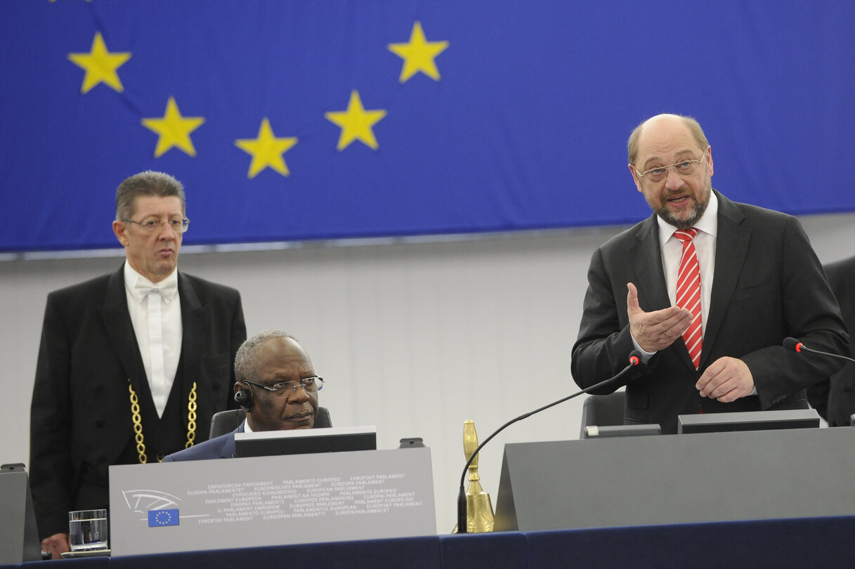 Official visit of the President of Mali to the European Parliament in Strasbourg - Plenary session week 50 2013