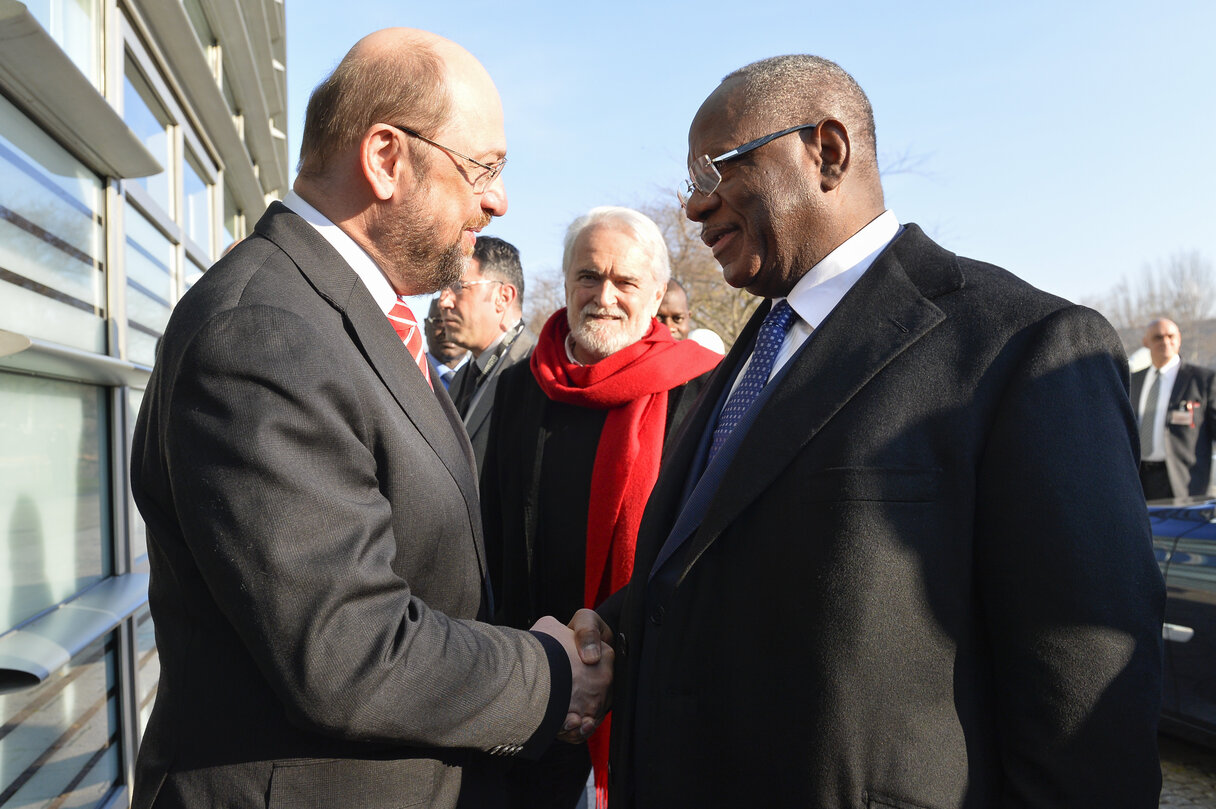 Official visit of the President of Mali to the European Parliament in Strasbourg