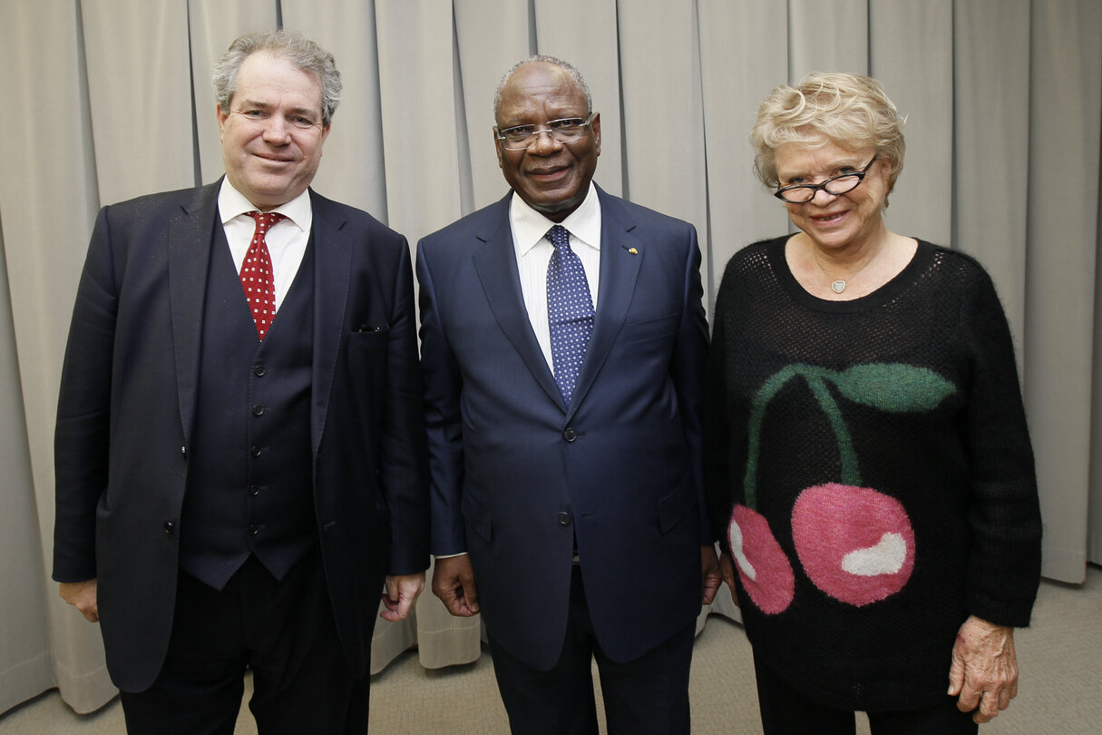 President of Mali meets MEPS