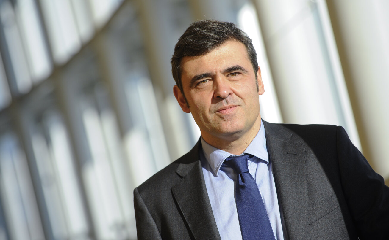 Ricardo CORTES LASTRA in the European Parliament in Strasbourg