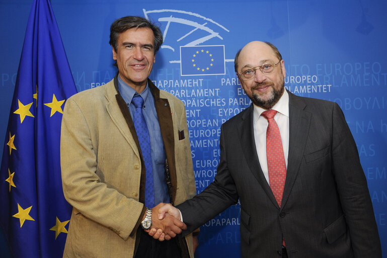 Fotografie 1: EP President meets with Juan Fernando LOPEZ AGUILAR MEP