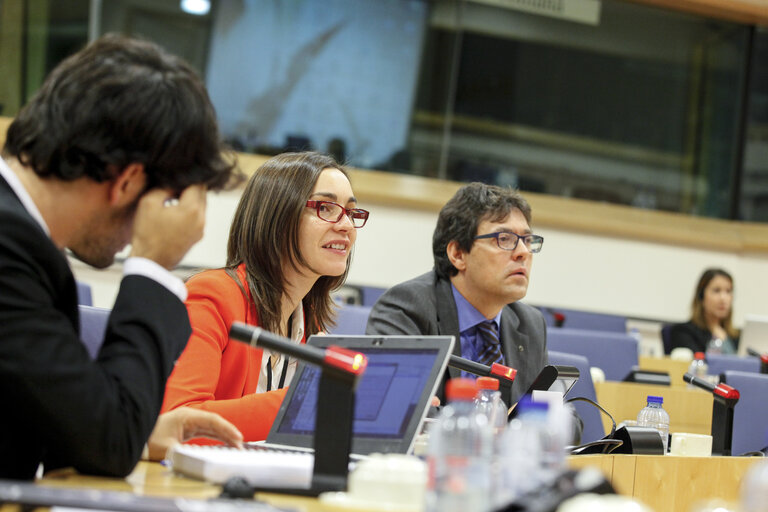 Fotografie 10: Workshop for journalists : The European Parliament's inquiry on electronic mass surveillance of EU citizens -Round table with journalists who had access to Snowden's documents