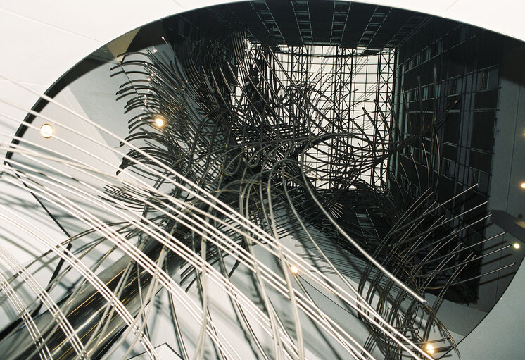 Confluences Sculpture at the European Parliament in Brussels