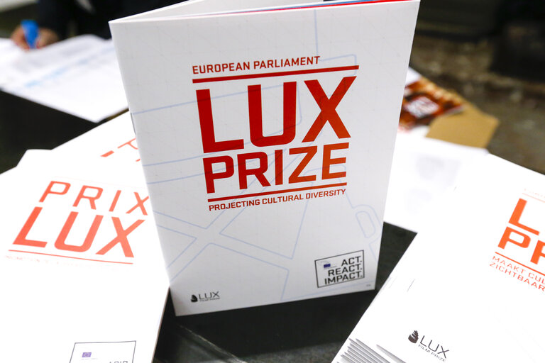 Zdjęcie 21: Screenings of the films competing for the Lux Prize 2013, at the BOZAR cinema in Brussels.