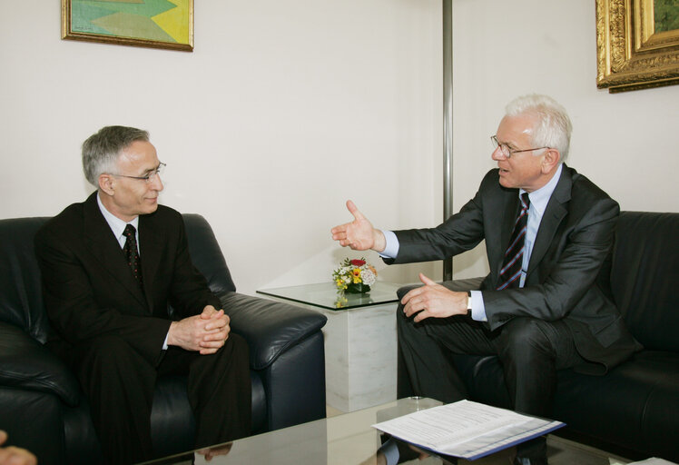 EP President meets with Speaker of the Parliament of Kosovo, in Brussels