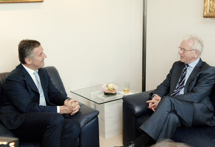 EP President meets with the Prime Minister of the Republic of Montenegro.