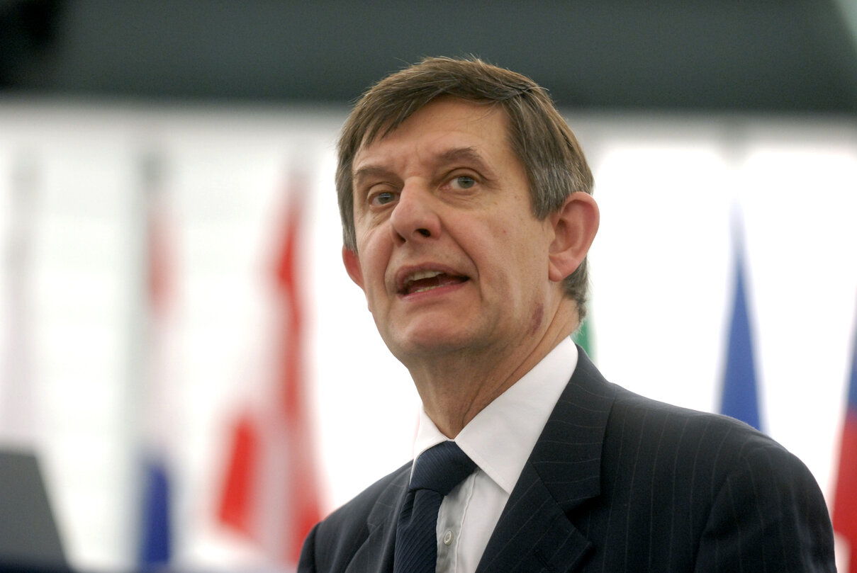 The French State Secretary for European Affairs at the Plenary Session in Strasbourg.