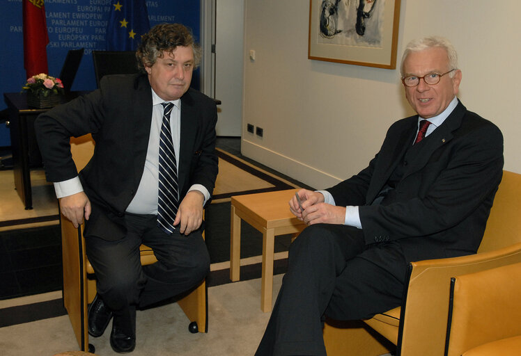 LEX Signing in Strasbourg - EP President signs European legislation with the representative of the Portuguese Council presidency, the Secretary of State for European Affairs